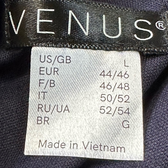 Venus Womens Striped Grommet Wide Leg Jumpsuit - Picture 9 of 9